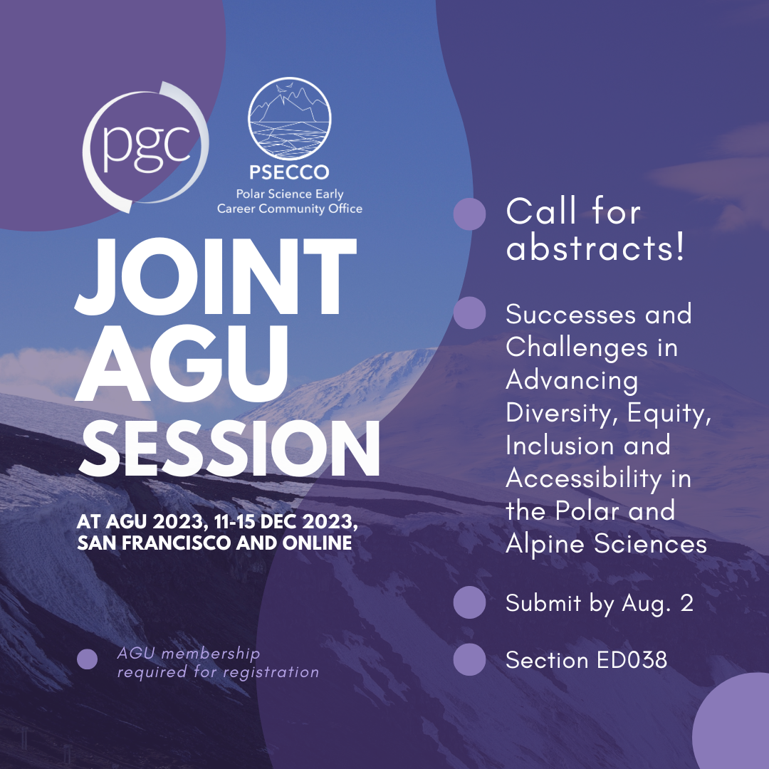 Call for Abstracts AGU 2023 Fall Meeting Polar Geospatial Center